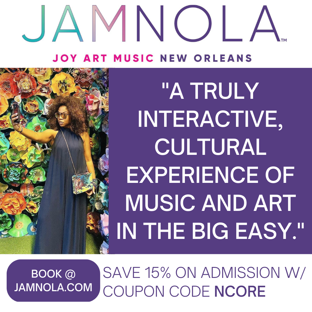 image of JAMNOLA 15% discount for NCORE attendees